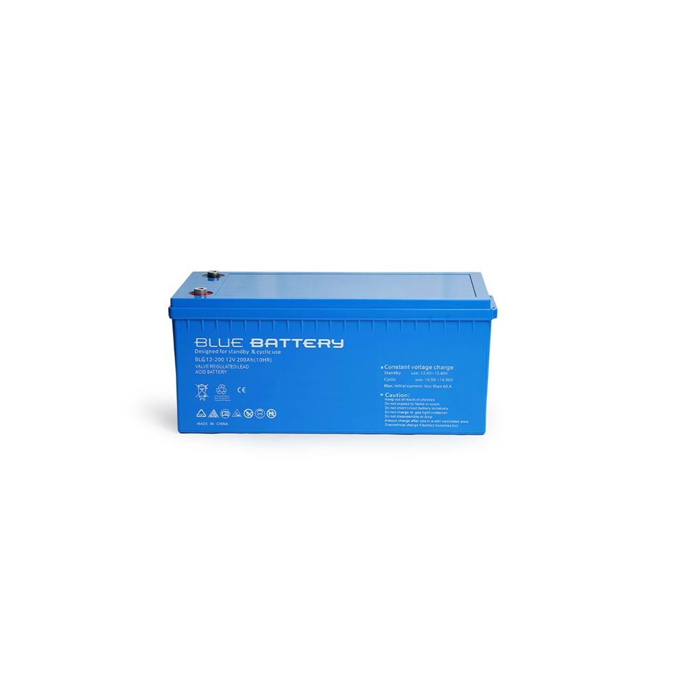 Blue Battery 12 Volt 200 Amper Jel Akü